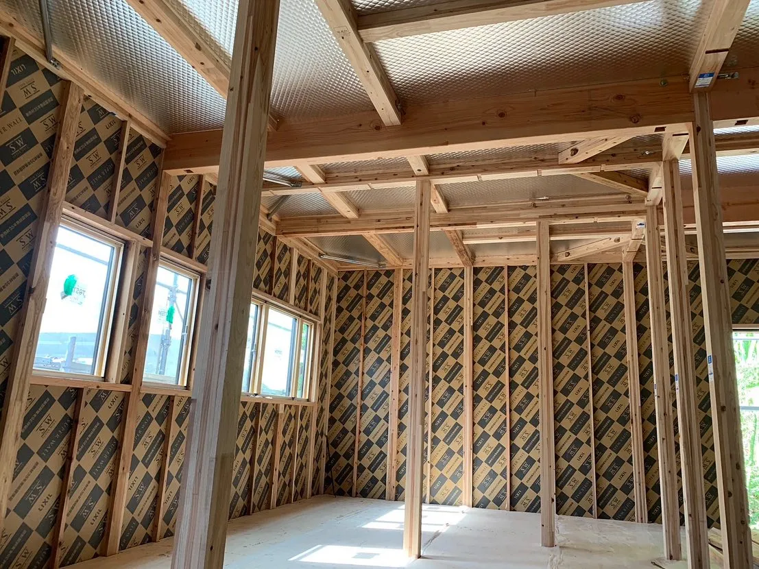 スーパーウォールの断熱材！